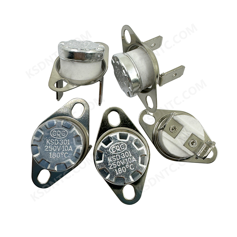 KSD301 10A 陶瓷弯脚活动环