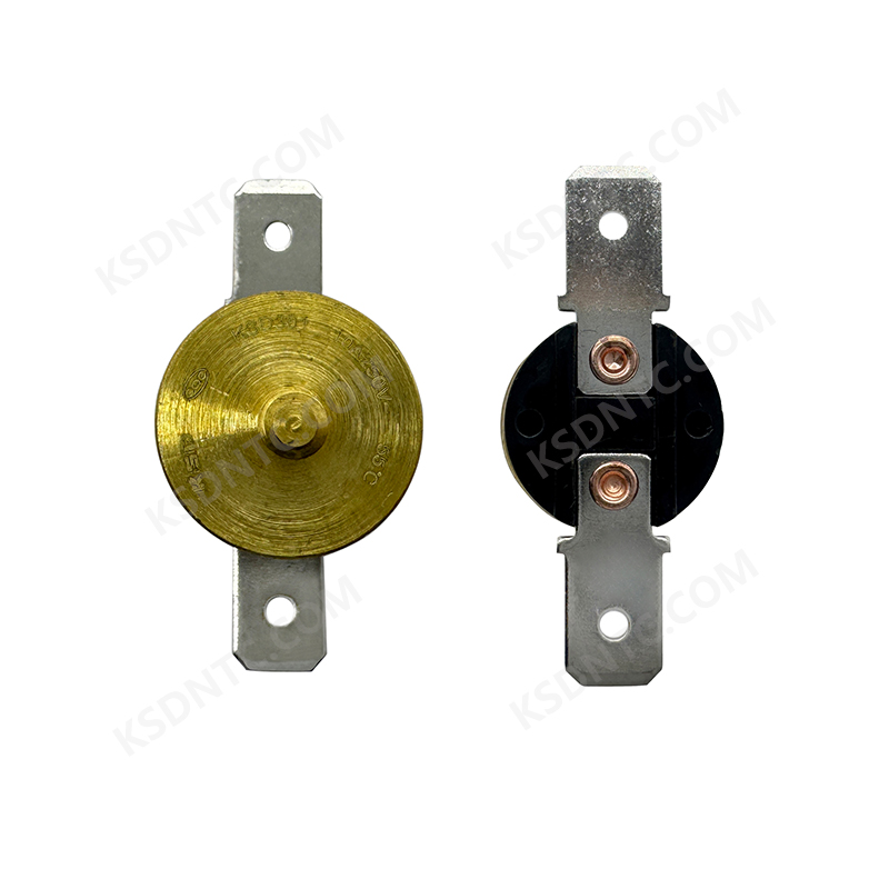 KSD301 M8 threaded copper head flat foot fixing ring