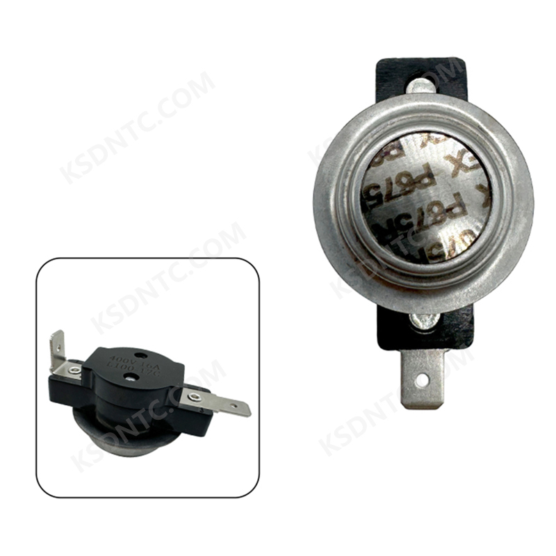 KSD301 大盖穿孔单脚