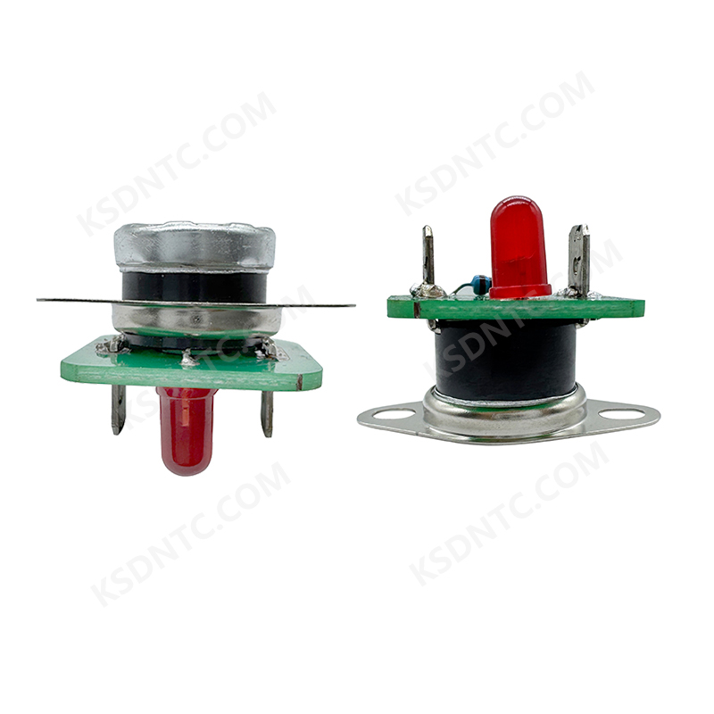 KSD301 弯脚活动环电木带灯板