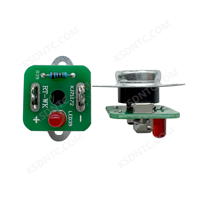 KSD301 弯脚固定环电木带灯板