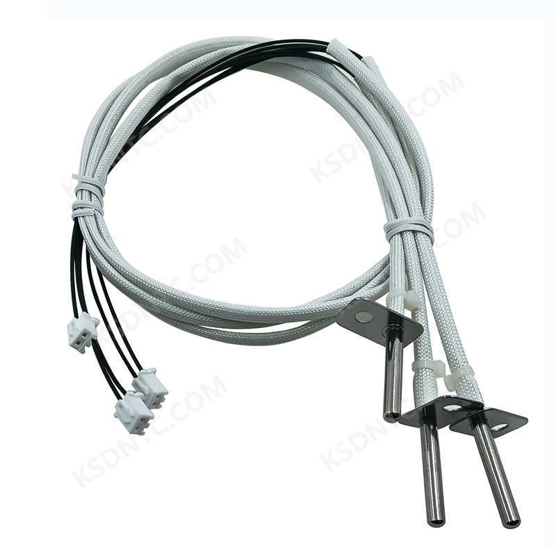 NTC thermistor with baffle